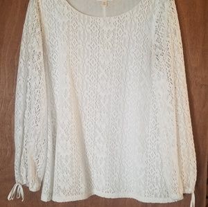 Lauren Conrad Lace Shirt